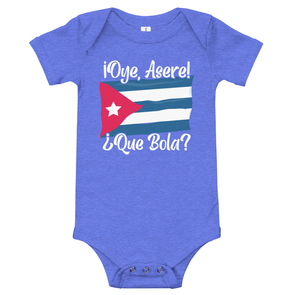 Oye. Asere! ¿Que Bola? - Cuban Themed - Baby Boy/Girl Short Sleeve Te –  ¡Oye, Asere!