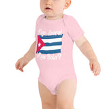 Oye. Asere! ¿Que Bola? Cuban Themed Baby Boy/Girl short sleeve onesie | Cuba