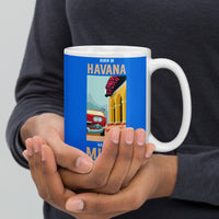 Born in Havana Raised in Miami | Cuba Themed Coffee Mug